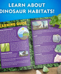 Light Up Dino Terrarium Science Kit For Kids With Multicolor LED Light And Eight Settings, Build A Colorful Mini Dino World, Decorate With Figurines, Rocks, And Stickers, Plant Seeds, Watch It Grow And Glow learning guide