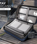Deluxe Bait Binder For Soft Plastics And Rigs Water Resistant Tackle Storage System With Zippered Sleeves Opened View