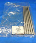Five Legit USA Made Steel Taper Pins Number Six Diameter By Six Inches Long Built Tough Hard As Nails Precision Ground Hardware For Auto Repair Garage Grind And Job Site Fixes in a clear plastic pack.