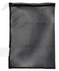 Breathable Mesh Sports Equipment Bag 12x18 Inch, Heavy Duty Nylon Drawstring Gear Sack With Lock And ID Tag, flat view