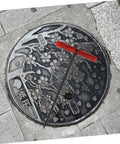 Heavy Duty Multi Function Manhole Cover Lifter With Thick T Shaped Handle For Roller Shutters And Sliding Doors Top Notch No Sweat Pulling Tool Set Pro Grade on manhole cover.