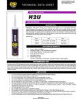 Technical data sheet for Pro Grade High Performance Window Door Siding And Trim Sealant For Indoor Outdoor Use Acrylic Urethane Formula.