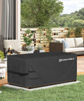 Heavy Duty Outdoor Deck Box Cover For 150 To 230 Gallon Storage 62 Inch Length 29 Inch Width 28 Inch Height Waterproof
