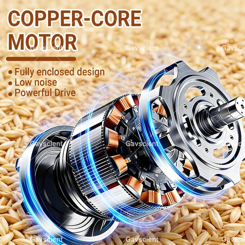 Copper-core motor for Spiral Conveyor Feeder Electric Screw Conveyor For Grain Sand Cement And Fertilizer Portable 2000W