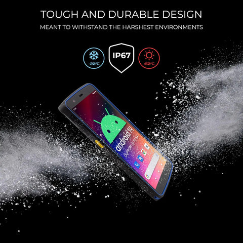 All Purpose Wireless Android Barcode Scanner With 2D 1D And QR Reader, Play Store Access, 5.7 Inch Vivid Screen, durable design