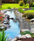 Outdoor Natural Arrow Rock Decor For Lawns And Gardens, Weatherproof Fiberglass Yard Accent near garden stream with rocks