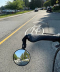 Big Bar End Mirror For E Bikes With Automotive Grade Glass Delivers Crystal Clear View On Left Or Right Fits Most 14.8 To 23 Mm Handlebars