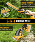 Cordless Hedge Trimmer For DeWalt 20V Max Battery Tool Only No Battery Included lightweight design trimming hedges and grass
