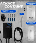 Beefy Level 2 240V EV Charger With 24 Foot Premium Cable NEMA 14-50 Plug UL Certified Metal Enclosure and mounting hardware.