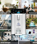 Plug And Play 4 Stage Purification 10L Atmospheric Water Generator For Pure Drinking Water in various settings
