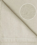 Canvas Drop Cloth 6x9 Feet Pack Of 2 For Painting And Home Projects with close-up of cotton texture and double-stitched edge