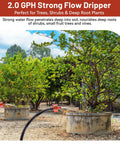 Heavy Duty 2 GPH Pressure Compensating Drip Irrigation Spot Drippers For Deep Root Watering Of Shrubs And Small Trees