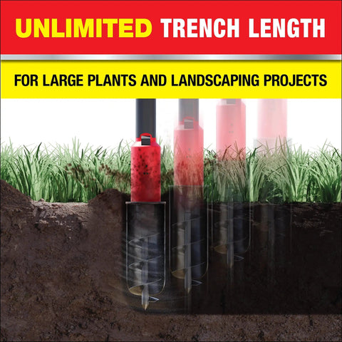 Electric 22 Inch Auto Shutoff Shovel Handheld 12V Li Ion Battery Powered Digging Tool digging trench for large plants