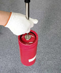 Retractable Magnetic Pickup Tool With 35 Lb Suction Extends Up To 41 Inches for HardToReach Corners in use lifting metal object