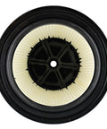 Top view of VF4000 Pleated Replacement Filter For 6 To 20 Gallon Wet Dry Vacuums Standard Size No Mounting Plate Needed Easy Install White Fits Most Popular 6 To 20 Gallon Vacs