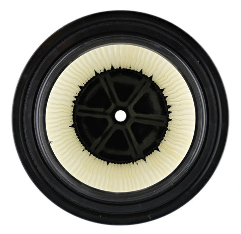 Top view of VF4000 Pleated Replacement Filter For 6 To 20 Gallon Wet Dry Vacuums Standard Size No Mounting Plate Needed Easy Install White Fits Most Popular 6 To 20 Gallon Vacs