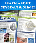 Glow In The Dark Science Lab Kit For Kids With Crystal Growing Slime Making Glowing Putty And More Experiments Amazon Exclusive Slime Kit For Boys And Girls learning guide pages