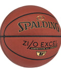 Zi O Excel Indoor Outdoor Basketball 29.5 Inch Official Size 7 with foam backed feel and durable composite cover.