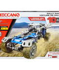 10 In 1 Rally Racer Model Vehicle Building Kit For Kids box with image of assembled vehicle, real motor included