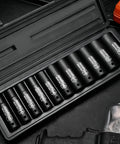 Half Inch Drive Metric Deep Impact Socket Set Workhorse For Tough Jobs CrV 6 Points 11 Socket Kit With Manganese Phosphate Finish