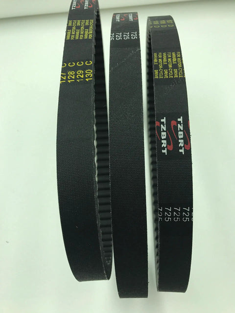 3 Piece Kevlar Go Kart Torque Converter Belt Set 725 Drive Belts For 30 Series Asymmetrical Three Quarter Inch Wide