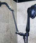 10 Inch Adjustable Shower Arm Extension With Solid Brass Construction Universal Fit For Rain Fixed And Handheld Heads Elevates Height And Angle For A Custom No Fuss Shower Experience In Oil Rubbed Bronze