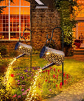 Solar Watering Can With Lights For Outdoor Garden Decor Waterproof Hanging Lanterns With 90 LEDs in garden
