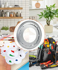Heavy Duty Lazy Susan Bearing 8 Inch Turntable Hardware 400 Pound Capacity Zinc Plated surrounded by kitchen and DIY items