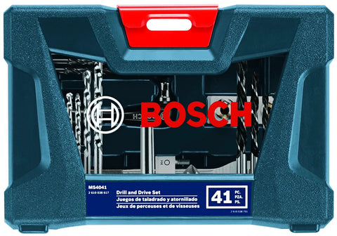41 Piece Drill And Drive Set With Case For Wood Metal And Masonry Projects GoTo Bit Kit With Driver Bits