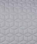 Close-up of quilted pattern on Suede Elite Air Tec Dressage Saddle Pad With Breathable Spine Soft Lilac Large Premium Suede Outer And Vegan Leather Girth Patch For Durable Comfort Ride Ready For Everyday Riding And Shows