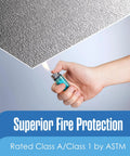 Top Shelf White Foam Insulation Roll With Super Reflective Radiant Barrier Coating For Pole Barn Garage Shed Attic Roofing Ninety Five Percent Heat Reflection Heavy Duty Thermal Management Forty Eight Inches Wide Fifty Feet Long Real Deal, flame testing fire protection.
