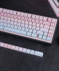 Cute Bubble Cat Wireless Mechanical Keyboard Hits Different With Creamy 75 Percent Layout hot swappable switches and pastel cat keycaps.