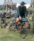 Cyclist with Everywhere Handlebar Bag 5L Rigid Front Barrel Pack With Foam Spacer Kit for Road Gravel and MTB Bikepacking
