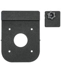 Premium Heavy Duty Guide Rail Adapter Compatible With DeWalt Router Featuring Dual Point Locking Mechanism For Dead Straight Cuts Smooth Routing And Quick Install, black guide plate and knob.