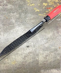 Japanese Rasp And Sanding Block Quick Swap Blades Non Clogging Teeth Fast Stock Removal Dead Simple One Handed Operation on gray background.