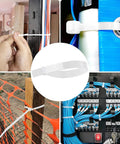 11 Inch White Zip Ties 1000 Pack Heavy Duty Self Locking Nylon Cable Ties With 50 Lbs Tensile Strength in various applications