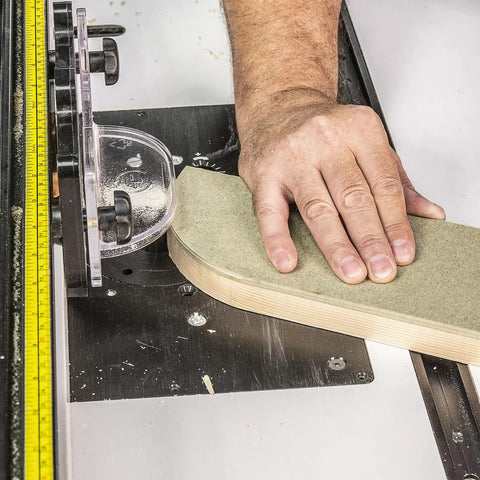 Using Rock Solid Free Standing Router Table With Heavy Duty Steel Base And Spacious 24 By 16 Inch Laminated Top for precise routing.