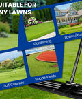 Leveling Rake For Lawn And Golf Course Yard Work With Carbon Steel 30 By 10 Inch Head And 78 Inch Adjustable Handle for lawn care