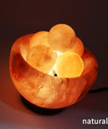 Cozy Himalayan Salt Lamp Bowl With Six Massage Balls, Dimmable Pink Rock Salt Light For Bedroom, Office Desk And Meditation Room