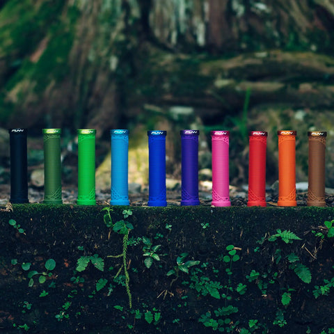 Lock On Clamp Mountain Bike Handlebar Grips With Lightweight Ergonomic Design For 22mm Bars MTB And BMX Friendly Grippy Patterned Grips in multiple colors