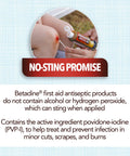 Applying Antiseptic First Aid Solution With Povidone Iodine 10 Percent For Infection Protection Kills Germs In Minor Cuts