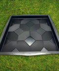 Plastic Molds For Concrete Patio Paving Slabs Chestnut Color Pathmaker Do It Yourself Paver Molds For Walkways