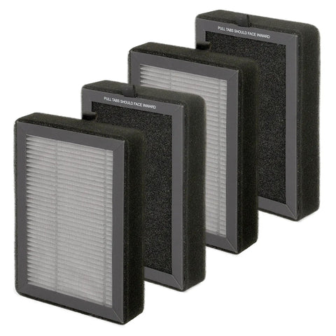 Upgrade Your Air Game With This Replacement Filter Pack For Levoit LV-H128 Air Purifier, 3 Stage H13 Filtration System, Pre Filter, Main Filter, And Activated Carbon, 4 Pack To Trap Dust Pet Hair And Prolong Main Filter Life