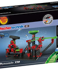 Dynamic XM Construction Set Multi With 280 Parts For Marble Run Builds box showing models and adjustable launch pad