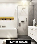 Modern bathroom with sleek shower and bathtub, 250 Watt R40 Heat Lamp Bulbs Pack Of 2 Clear Incandescent Reflector Lamps With E26 Base 120V 2000 Hour Rating, Great For Food Warmers, Cozy Chicken Coops, Livestock, Reptiles, And Bathroom Warmth