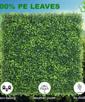 24 Pack 20x20 Grass Wall Panels Artificial Boxwood For Greenery Wall Backdrop Indoor Outdoor Decor Garden Fence Privacy Screen Wedding Backdrop 66 Sq Ft Coverage close-up