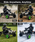 Electric Go Kart For Adults And Teens With Long Range Up To Thirty Miles Peak Two Thousand Five Hundred Watt Off Road Go Kart Beast Three Speed Modes on various terrains