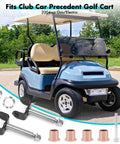 Front End King Pin Repair Kit For Club Car Precedent Golf Carts 2004 Up Replaces OEM 103638601 102287201 102288201 Pack Of 2 one kit and parts for Club Car Precedent