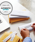 LabelWriter 450 Turbo Direct Thermal Printer Turbo Mode Prints 71 Inkless Labels Min used for addressing mail and organizing shipments.