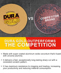 Comparison between Premium 6 Inch 80 Grit Gold PSA Sanding Discs Box Of 50 Self Adhesive Sticky Back Sandpaper and competitor brand
